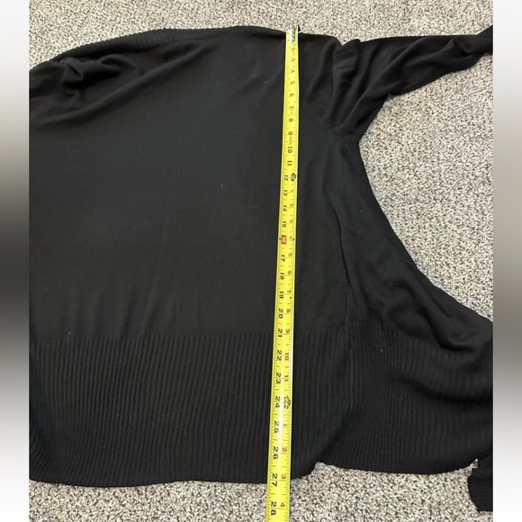 APT 9 Black Knit Oversized Cardigan Cape Coverup R $48 - Picture 8 of 8